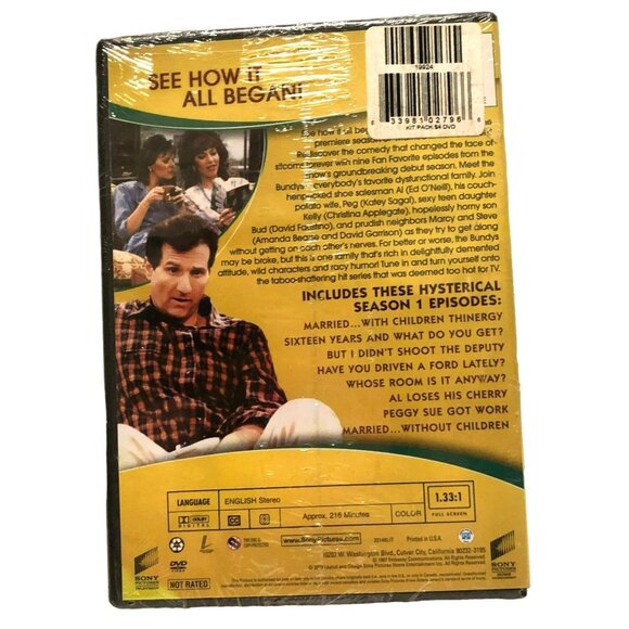 NEW MARRIED WITH CHILDRED DVD FAN FAVORITES 2009 ED O'NEILL KATEY SAGAL SEALED - Picture 2 of 2